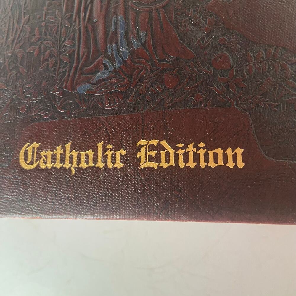 Holy Bible Catholic Edition Illustrated Light of the World Edition 1954 Vintage - Picture 2 of 16